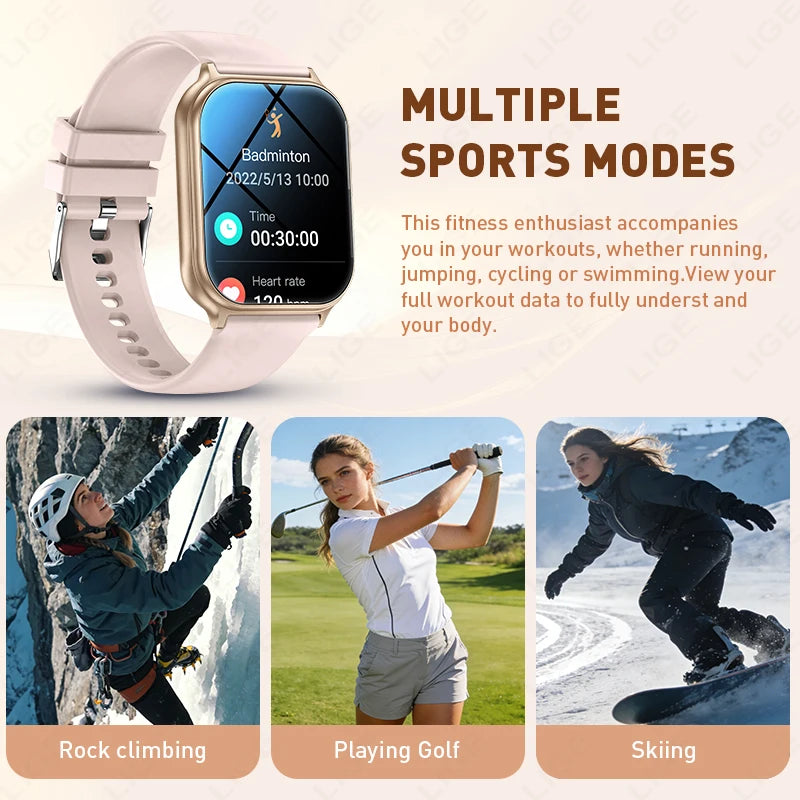 Smartwatch 2026 con pantalla AMOLED 1,83", batería 700 mAh y llamadas Bluetooth