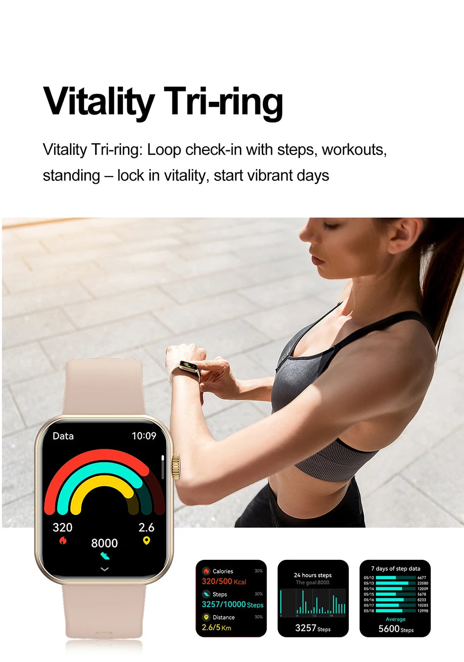 Reloj Inteligente con IA de Voz, IP68 y Llamadas Bluetooth