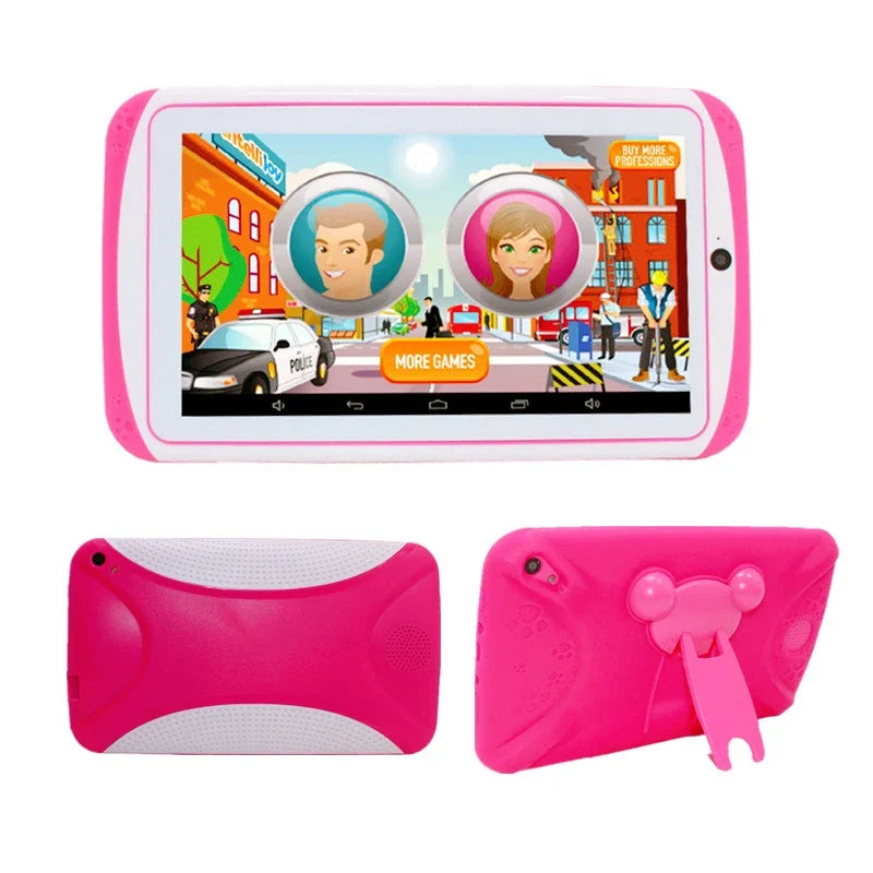 Tablet Infantil E99 de 7 Pulgadas, Android 9.0, CPU RK3126 de Cuatro Núcleos, Pantalla IPS de 1024*600, 2 GB de RAM, 16 GB de ROM, 3000 mAh