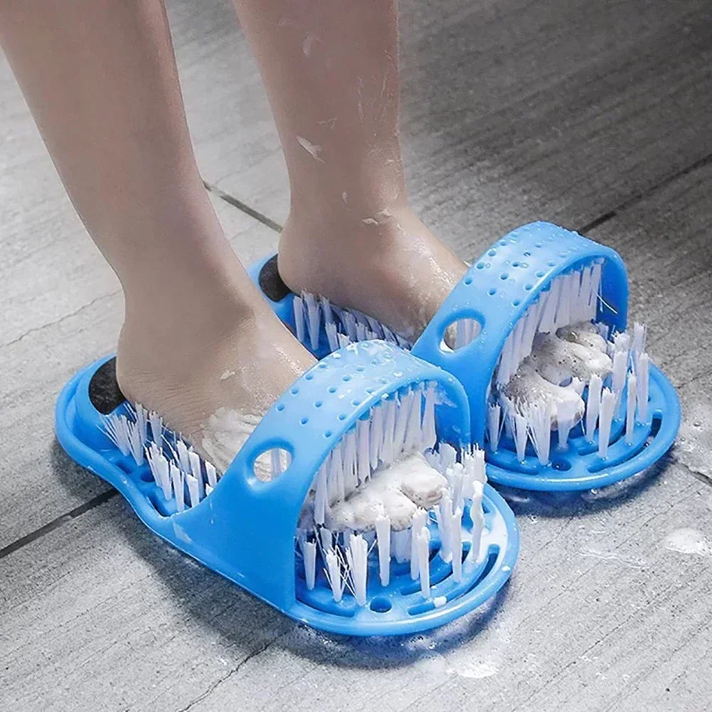 1 unidad de cepillos para pies de ducha, masajeador para baño, cepillos para pies, elimina la piel muerta, limpiador, Spa, lavadora exfoliante, herramientas para zapatillas de lavado