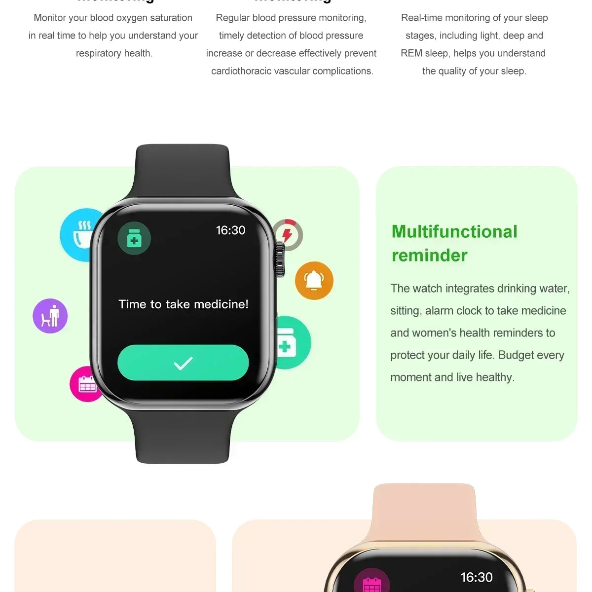Reloj Inteligente para Mujer con Llamadas y Pantalla HD