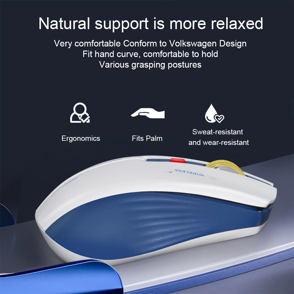 Ratón ergonómico recargable para juegos LT-T19, USB 2,4G, luz RGB inalámbrica, ordenadores de escritorio, portátiles y portátiles