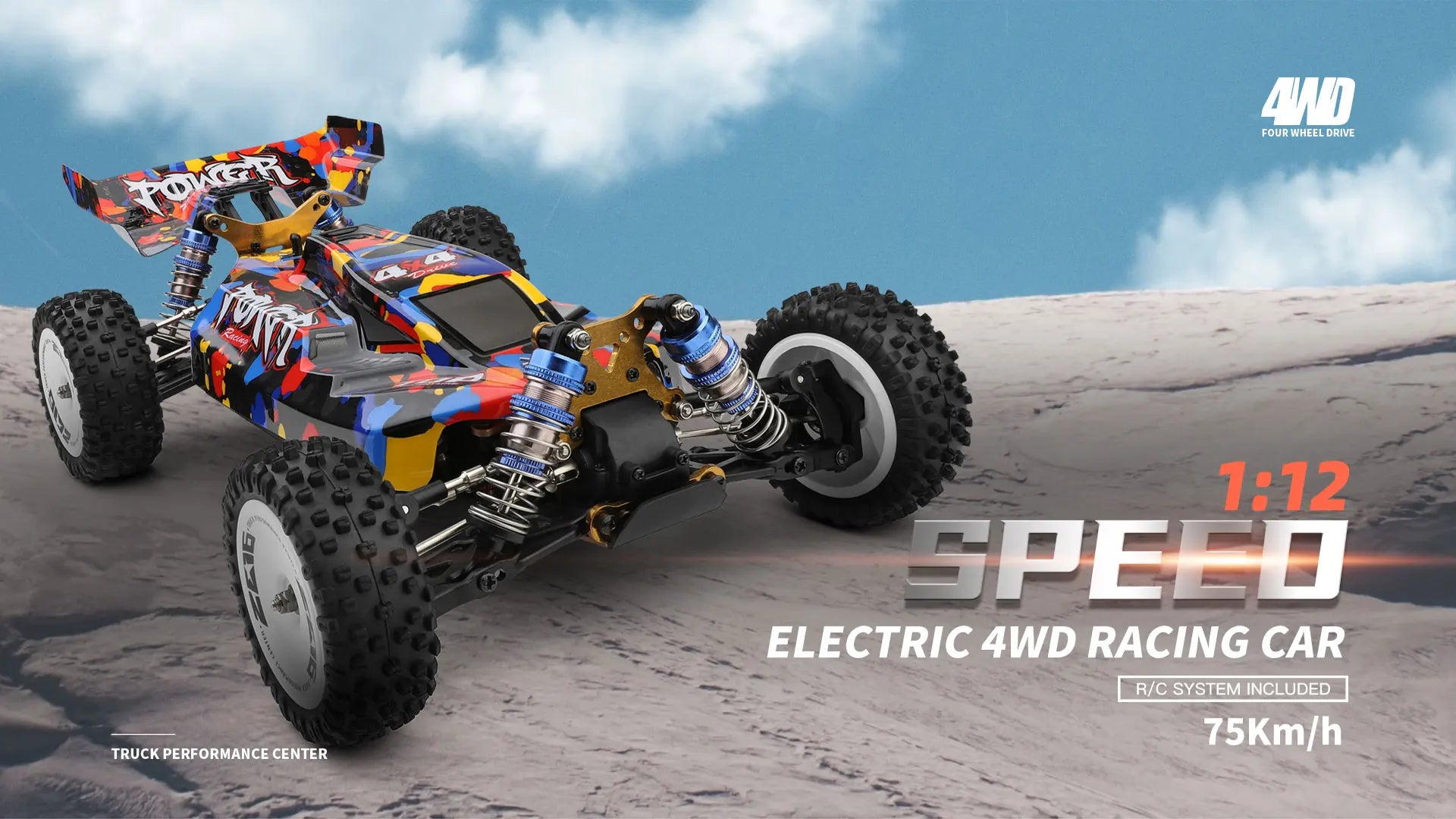 WLtoys 1/12 Autos RC 124017 124007 124016 124020 2.4G de Alta Velocidad   Coche de Carreras a Control Remoto sin Escobillas 4WD 75km/h, Juguete para Niños, Regalo