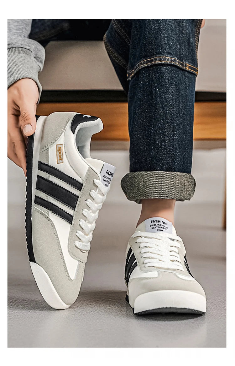 Zapatos Ligeros Estilo Forrest Gump para Hombre, Zapatillas Antideslizantes con Superficie Suave, Zapatos Casuales Retro Versátiles