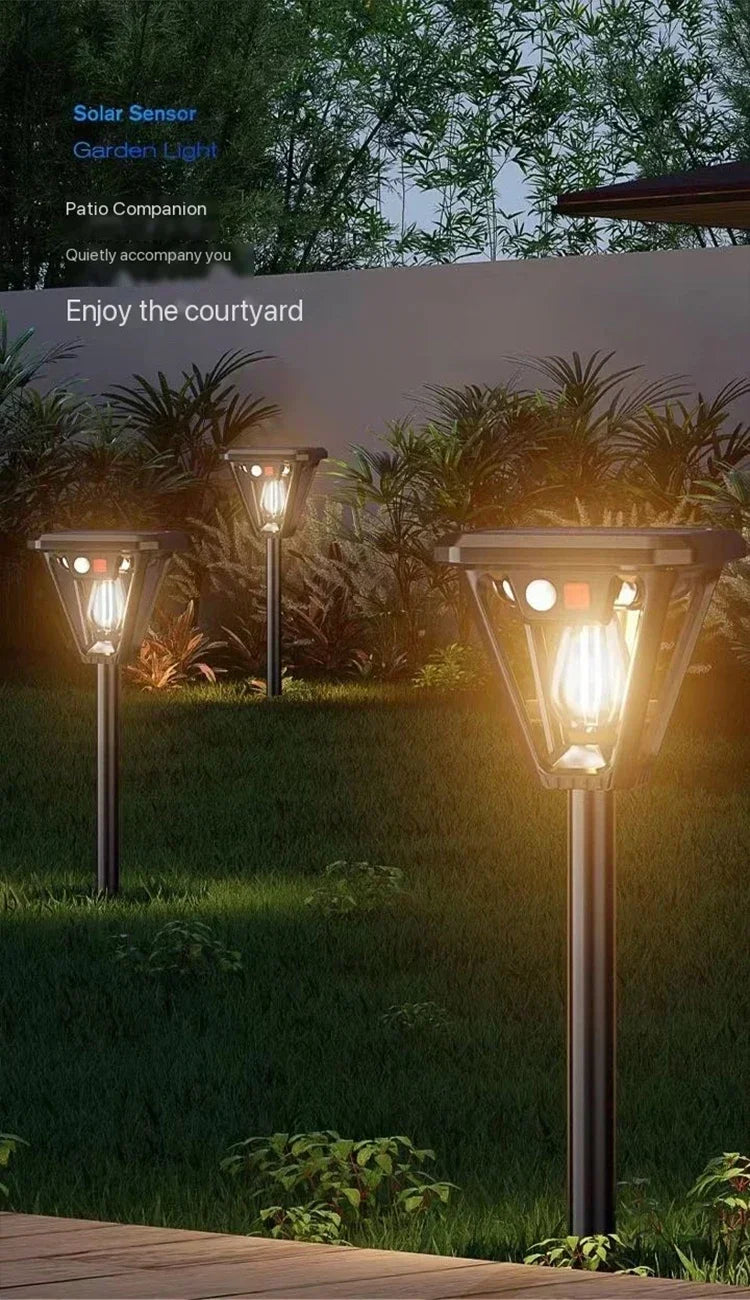 Luces Solares de Tungsteno para Patio y Jardín