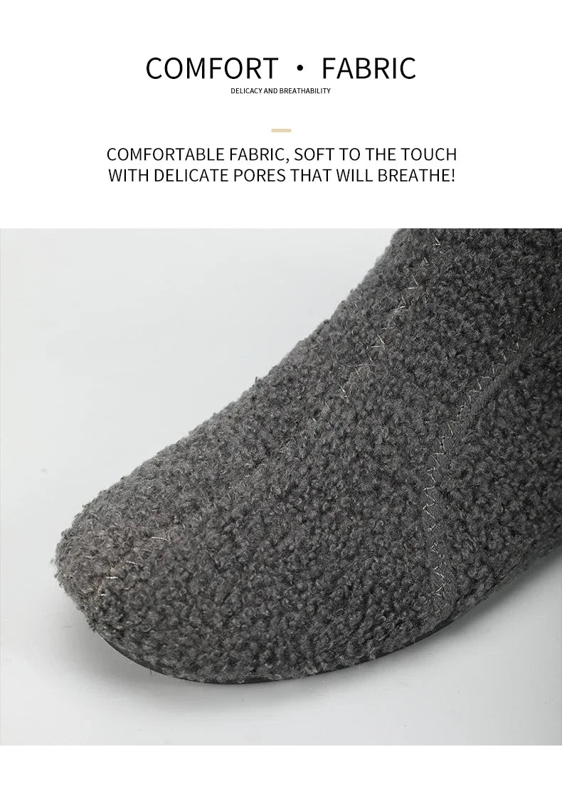 YRZL, zapatos de algodón de invierno, botines para hombre, zapatillas ligeras sin cordones cálidas, mocasines de algodón de felpa para interiores, zapatos cálidos de invierno para hombre