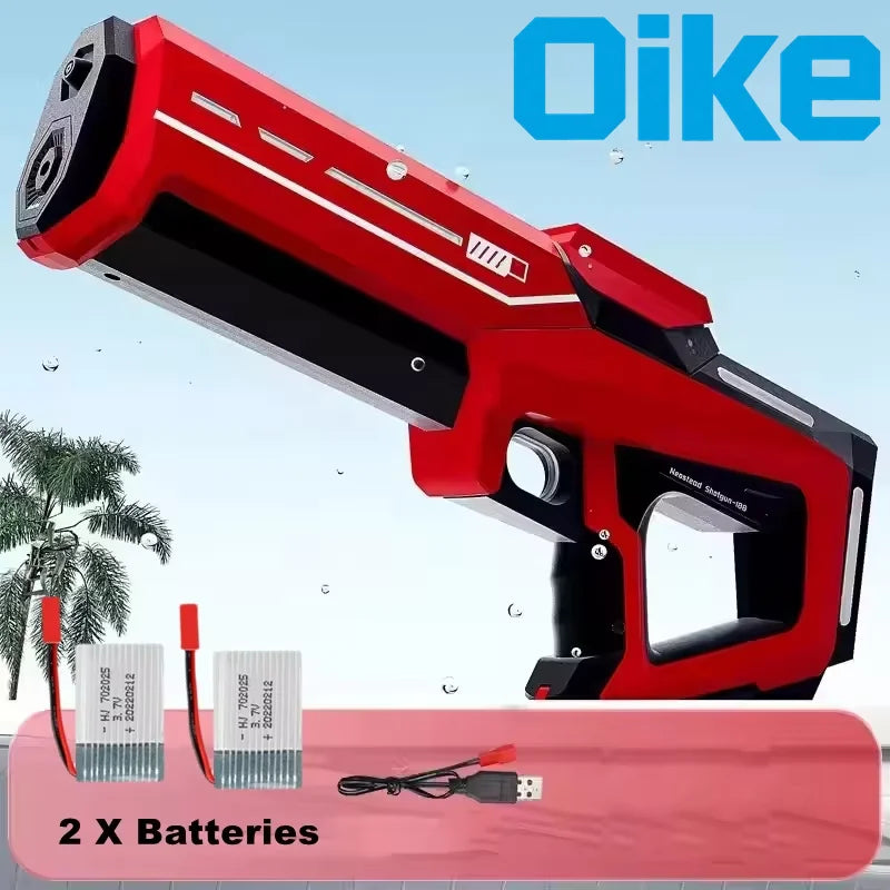 Pistola de Agua Eléctrica para Adultos, Potente Pistola de Agua Automática con Succión, Regalo de Verano, Juego para Playa, Piscina, Jardín, Diversión al Aire Libre