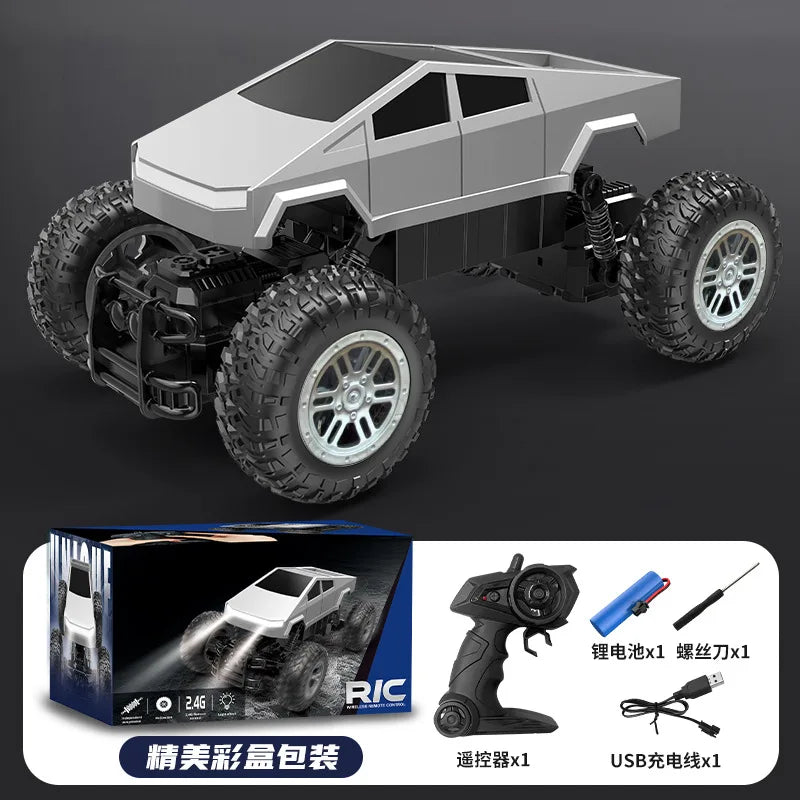 Camión RC Anfibio 4WD 1:16 con Giros 360° y Luces LED