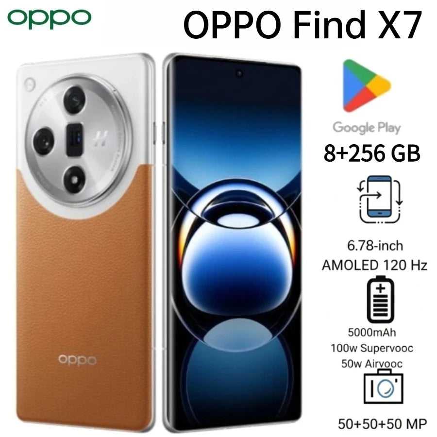 OPPO Find X7 Global 8GB RAM 256GB – Pantalla AMOLED 6.78" Carga 100W