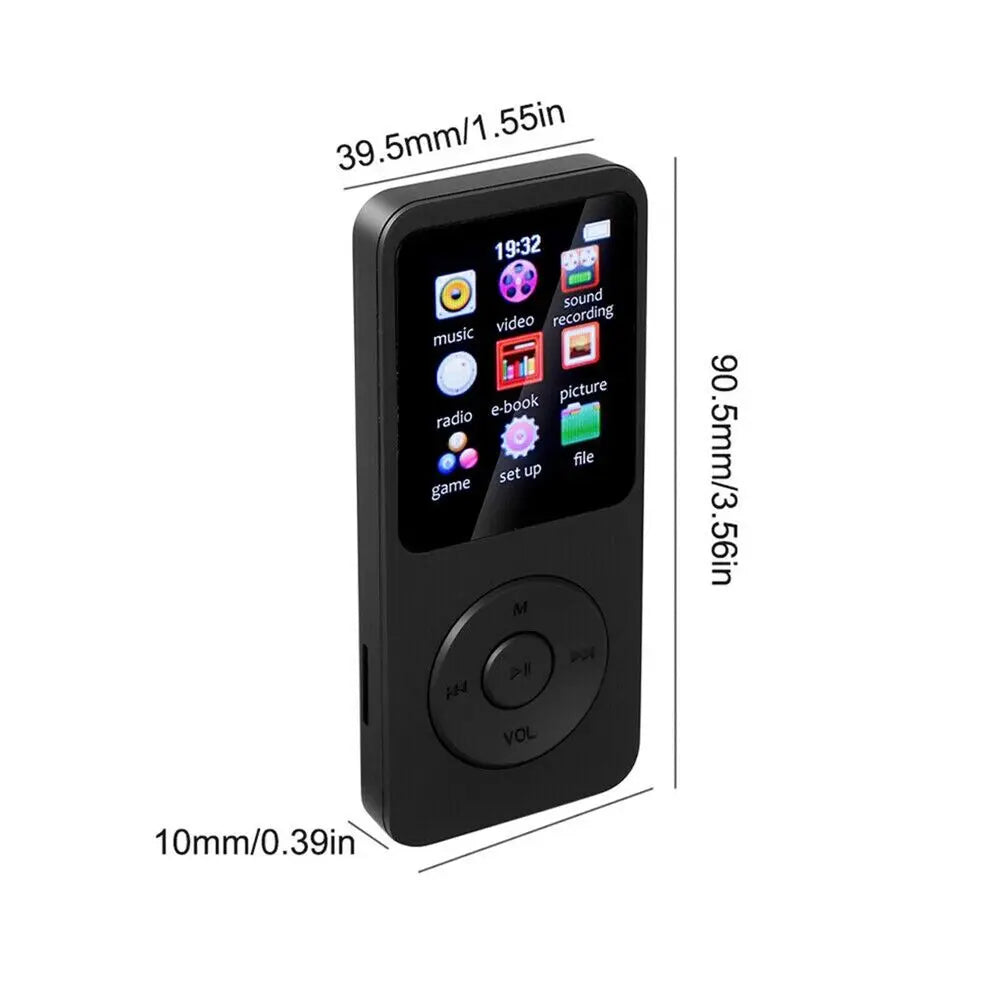 Reproductor MP3 MP4 Bluetooth con Pantalla TFT y E-book