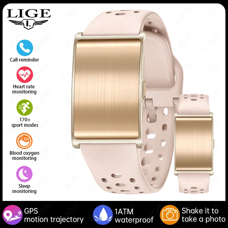 LIGE Pulsera Inteligente Monitor de Salud IA