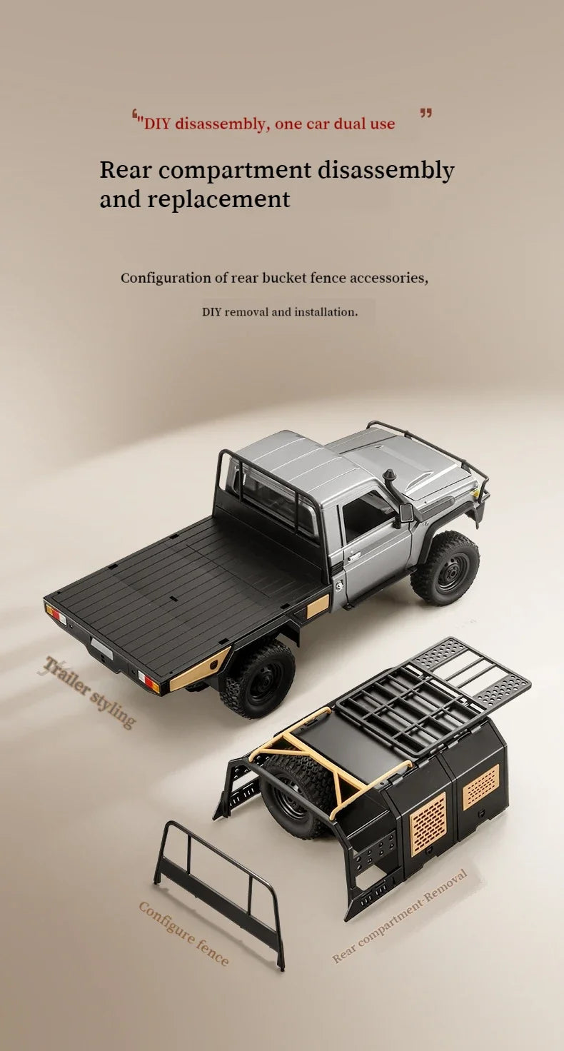Crawler RC MN82 1:12 4WD Todoterreno con Mando
