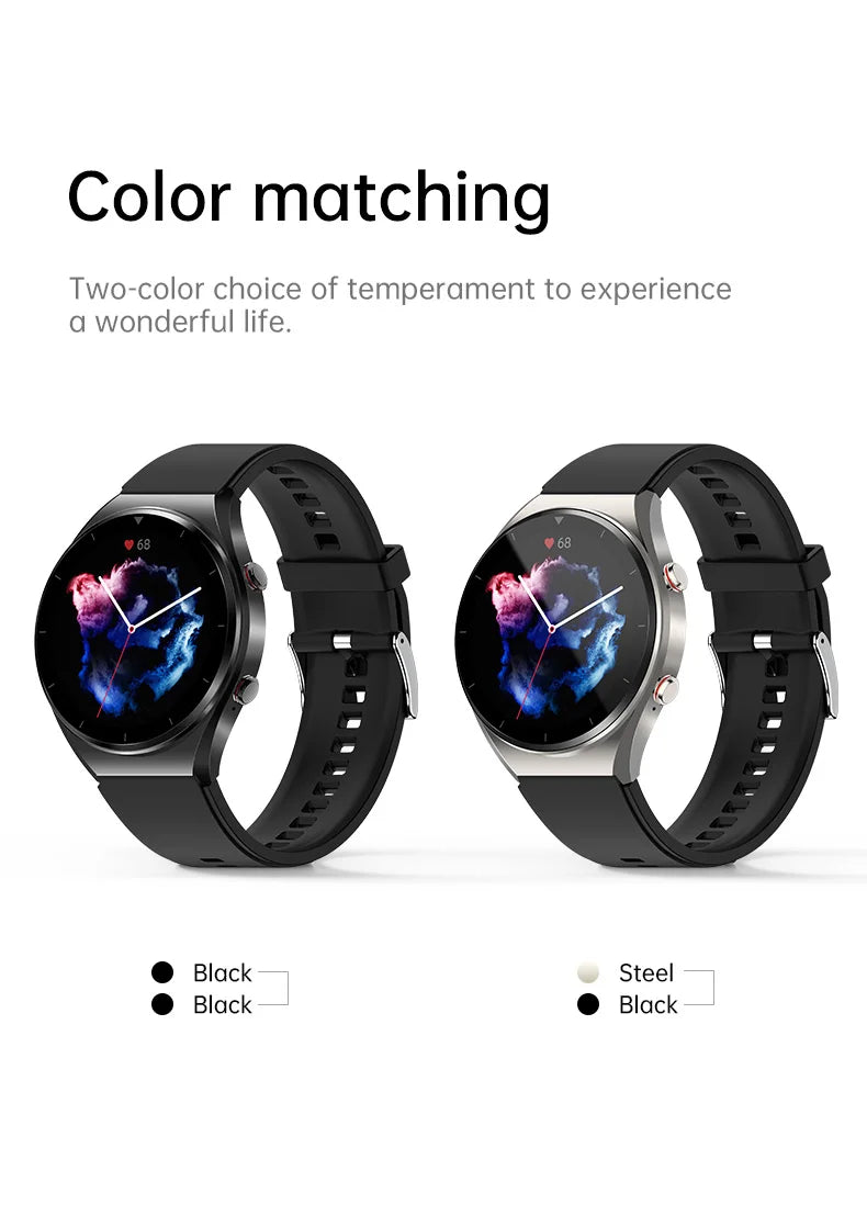 GEJIAN Reloj Inteligente ECG HRV IP67