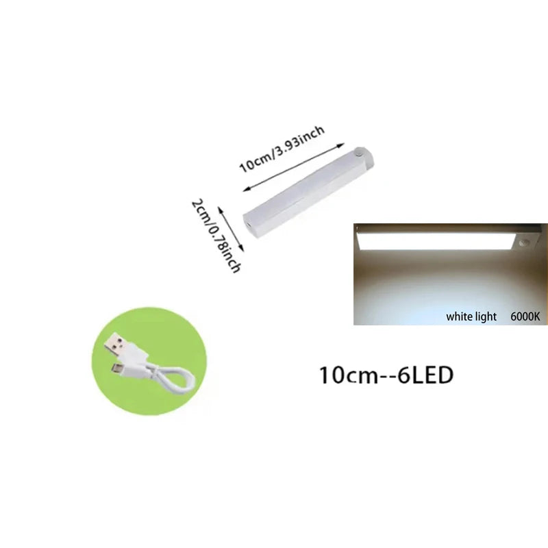 Lámpara LED con Sensor PIR para Gabinete y Escalera