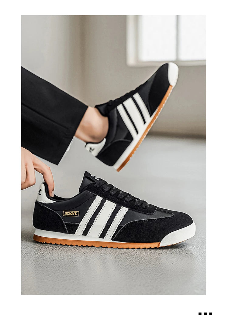 Zapatos Ligeros Estilo Forrest Gump para Hombre, Zapatillas Antideslizantes con Superficie Suave, Zapatos Casuales Retro Versátiles