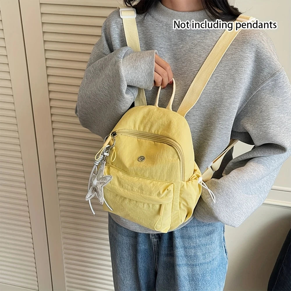 Mochila de Moda para Mujer Estilo Coreano, Liviana y Versátil para Universidad