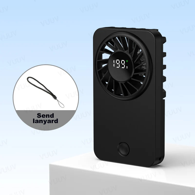 Ventilador de Mano Portátil de Alta Velocidad con Carga USB