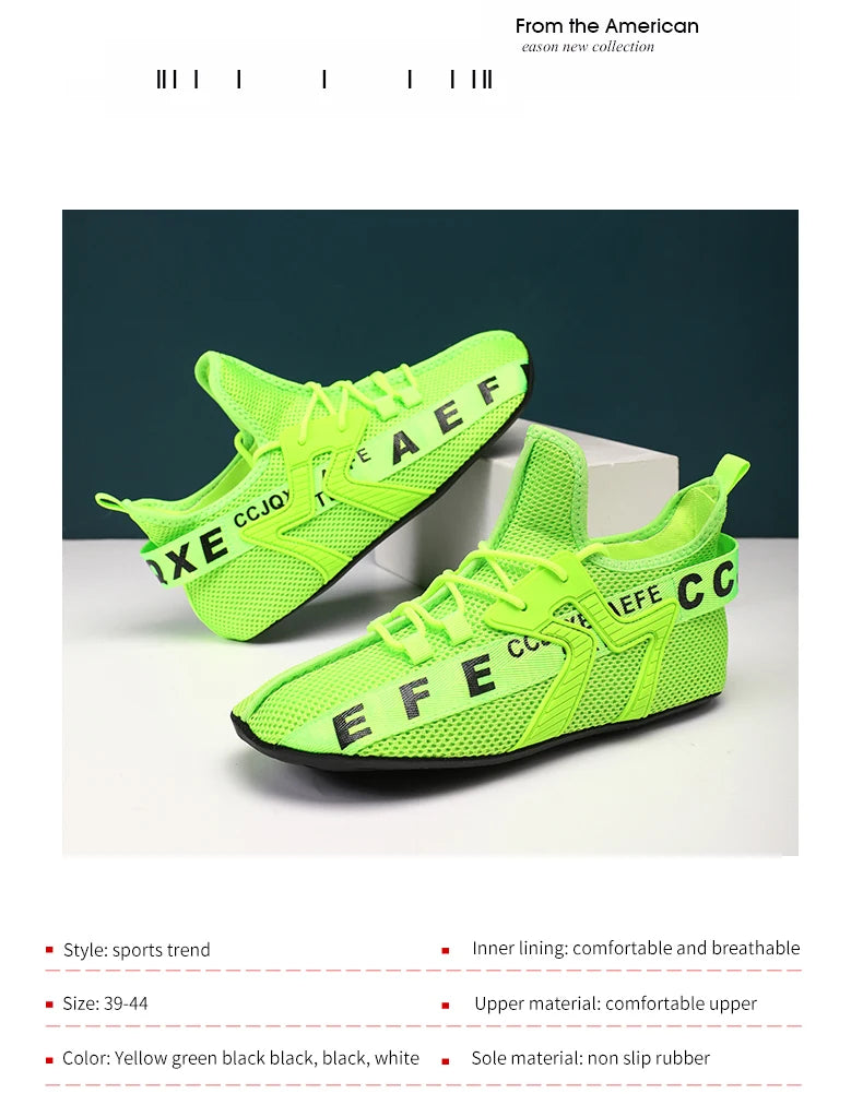 YRZL Mocasines Zapatos Hombres Casual Malla Transpirable Antideslizante Al Aire Libre Cómodo Interior Zapatos de Gimnasio Zapatos de Gran Tamaño para Hombres