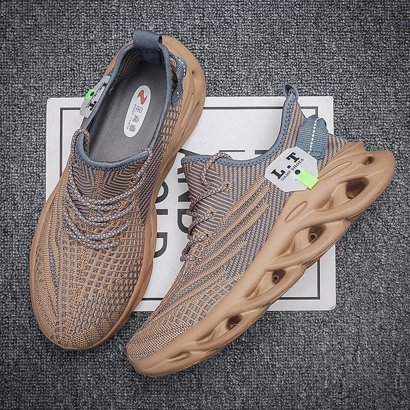 Zapatos deportivos informales de gran tamaño, zapatillas informales para hombre y mujer, nuevos zapatos impermeables para hombre, zapatos para correr ligeros, cómodos y transpirables