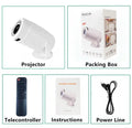 Nuevo Proyector Portátil HY900 con Decodificación 4K, Wi-Fi 6 Dual, Chip Allwinner, 290ANSI, BT5.0, Perfecto para Cine en Casa y Uso en Exteriores