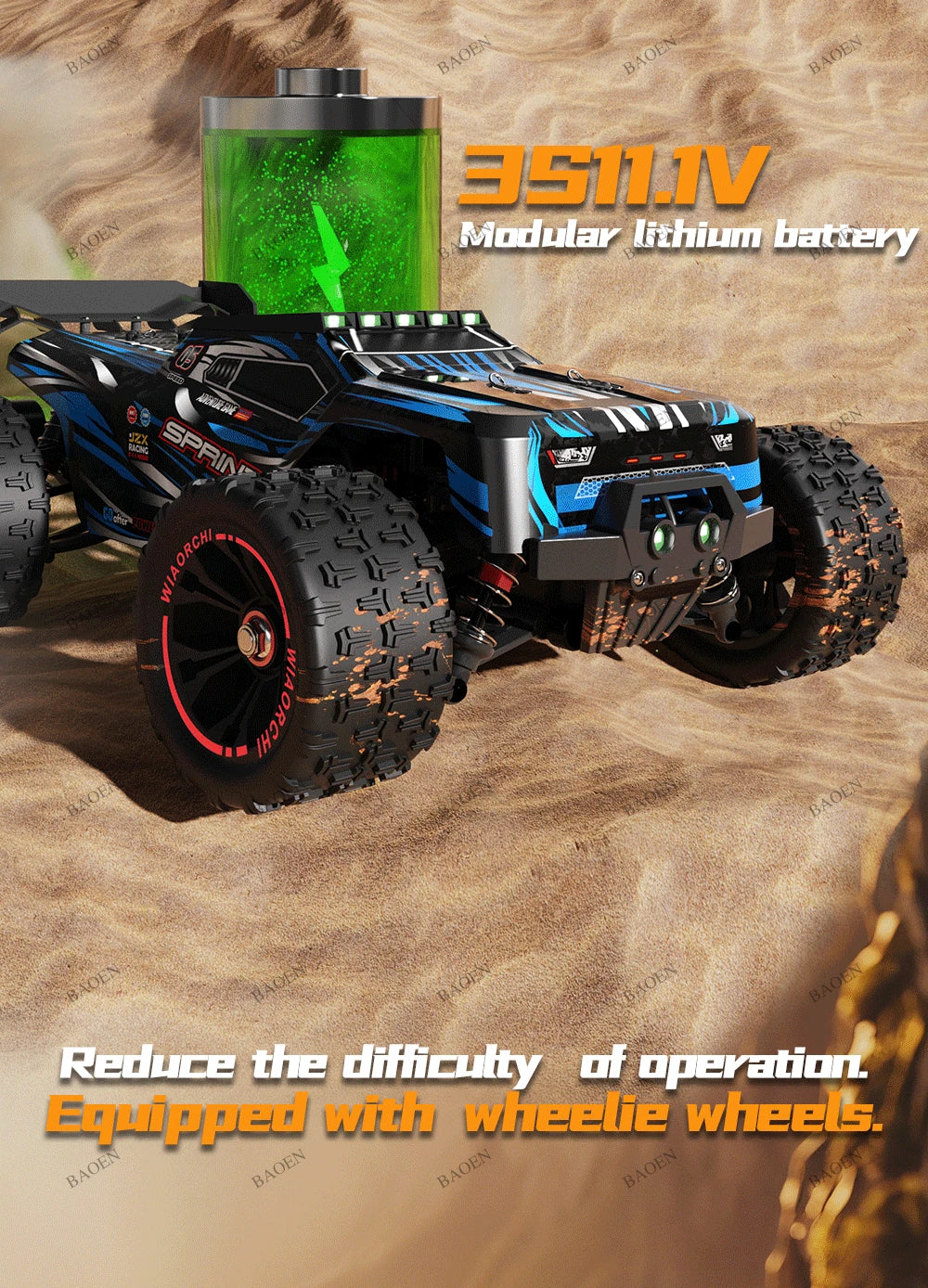 SCY9522PRO 85 KM/H coche RC de alta velocidad sin escobillas 4WD todoterreno coche de Control remoto 1:16 coches de carreras profesionales SCY9522 50 KM/H