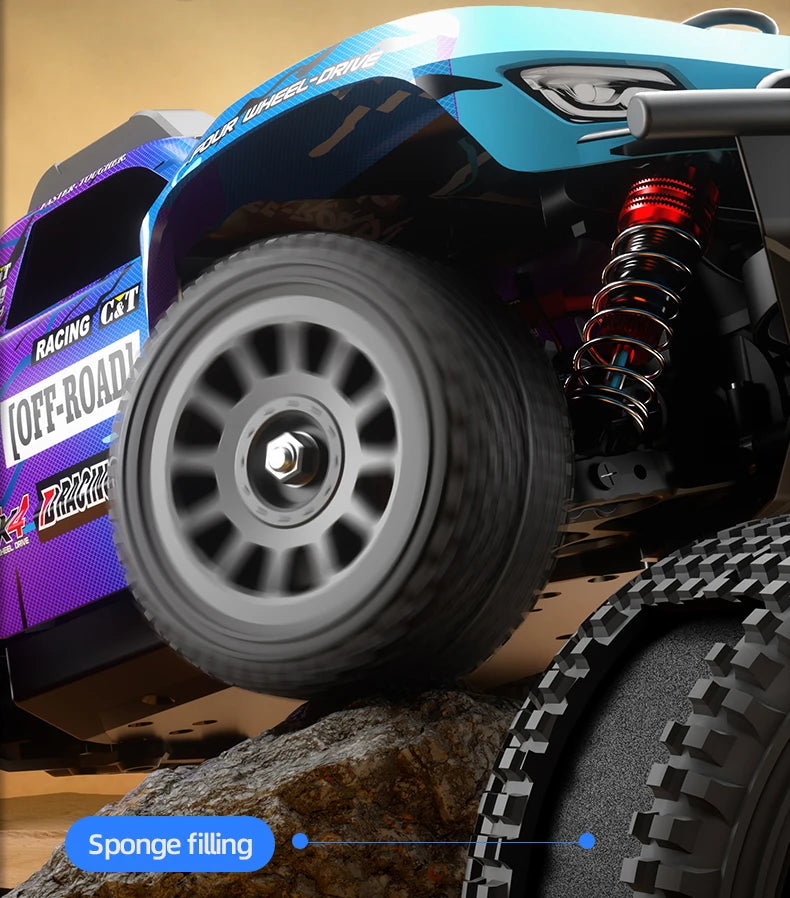 Coche RC Desierto Q130 1/14 4WD Alta Velocidad