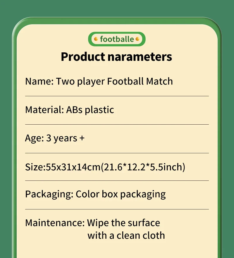 Juego de Fútbol de Mesa Portátil para Niños - Multijuego