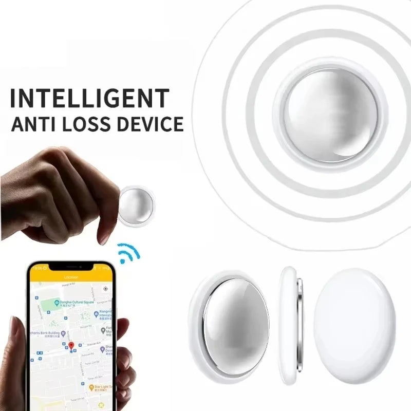 Mini Rastreador GPS con App FindMy, Localizador Inteligente Bluetooth AirTag, Buscador de Niños, Antipérdida para Bolsos, Collar para Mascotas con Rastreador NUEVO
