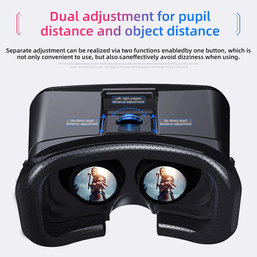 Gafas VR 3D, auriculares de realidad Virtual, casco para lentes de teléfono, gafas, dispositivos, Viar, teléfonos inteligentes, visor de juego móvil