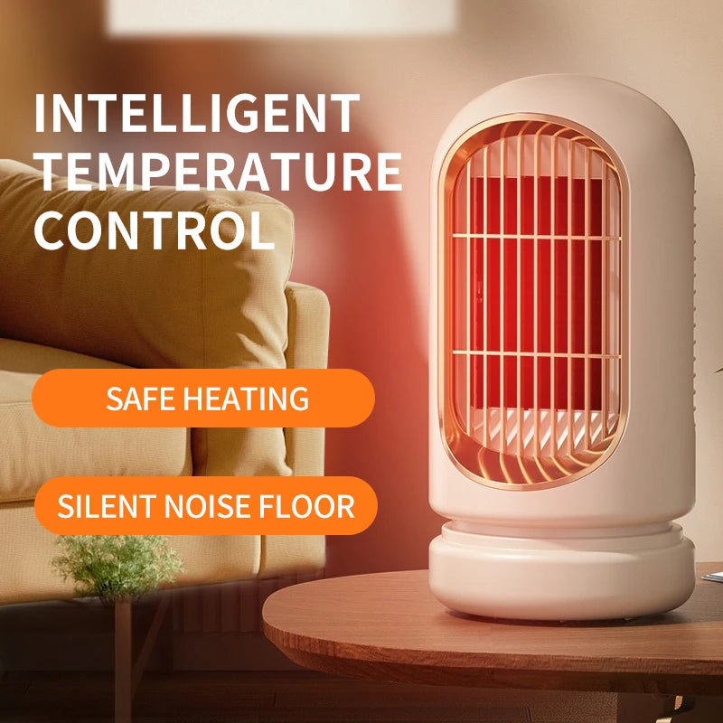 Calentador doméstico pequeño, temperatura constante duradera, añadir rápidamente seguridad y ahorro de energía, protección de apagado, calentador eléctrico