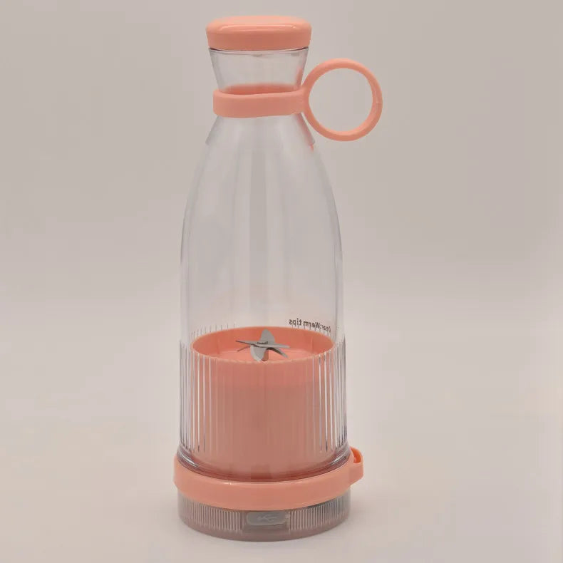 Taza exprimidora eléctrica, licuadora de 6 hojas, máquina para batidos, herramienta portátil USB para mezclar leche y fruta, Mini licuadora de jugo fresco