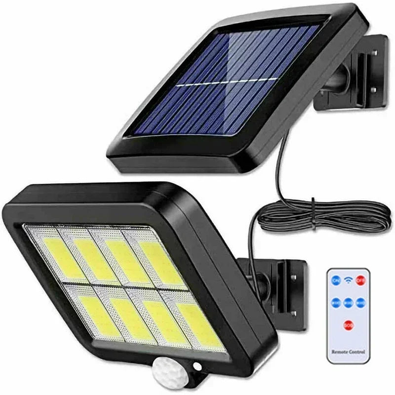 Lámpara Solar de Pared con Sensor de Movimiento 3 Modos