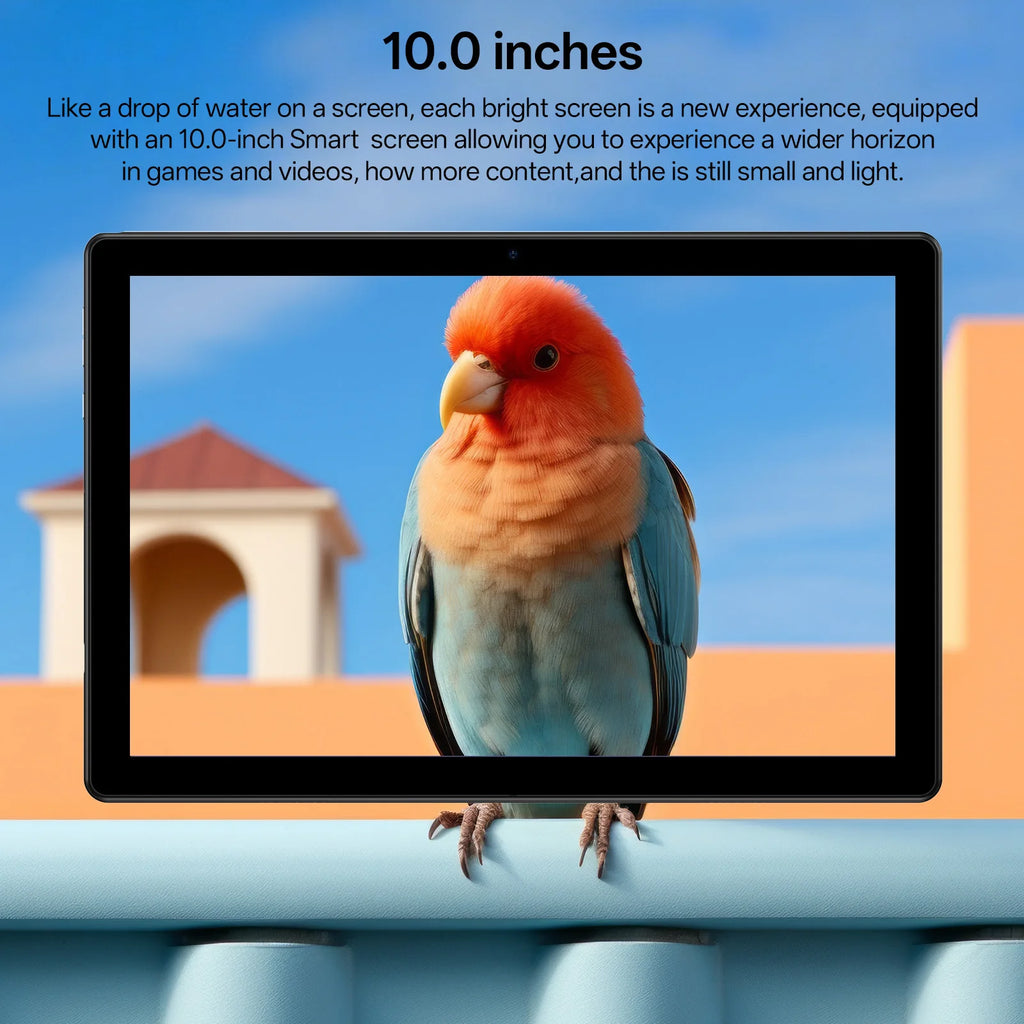 Tablet Android 16 de 10 pulgadas, 12GB RAM, 64GB ROM y batería de 6000mAh