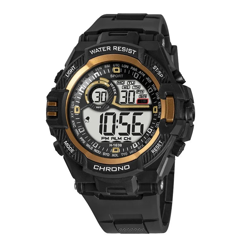 Reloj Digital Deportivo Resistente al Agua Hombre