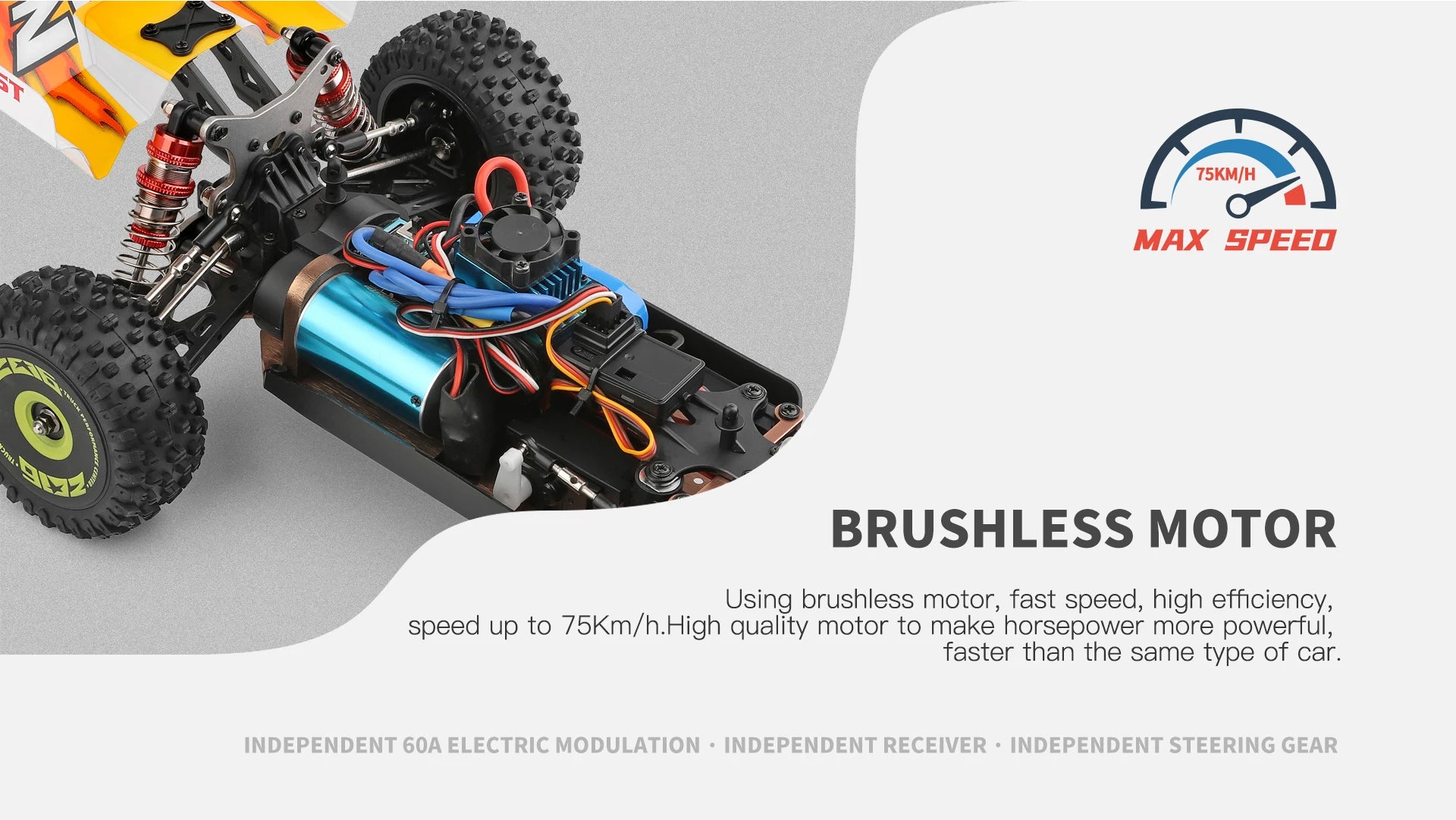 WLtoys 144001 144010   Coche teledirigido sin escobillas 1:14 2,4G 4WD eléctrico de alta velocidad todoterreno Control remoto coche de carreras de deriva 1/14 juguetes de regalo
