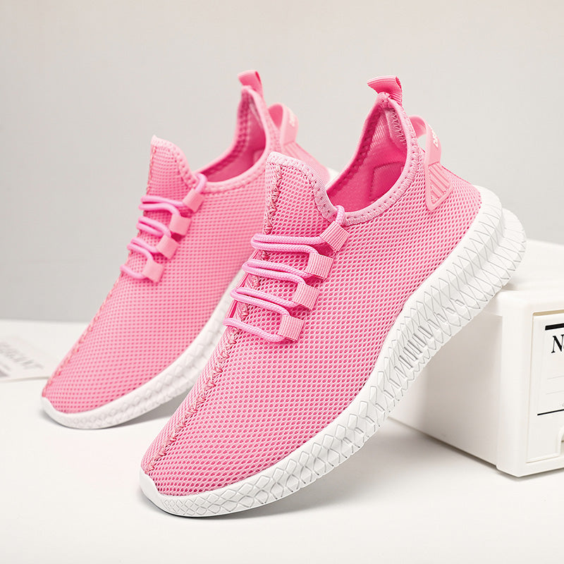Zapatillas de correr transpirables para hombre, zapatos informales con plataforma a la moda para hombre, zapatos vulcanizados ligeros para mujer, zapatillas antideslizantes flexibles