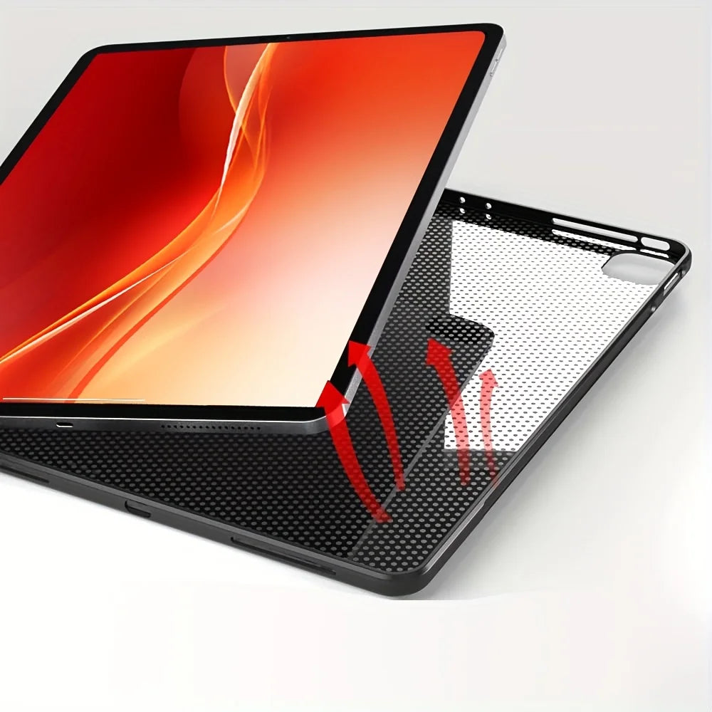 La funda protectora de silicona para iPad es resistente a los arañazos, antideslizante y liviana, adecuada para iPad Pro12.9inch 2022