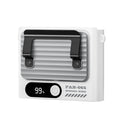 Ventilador portátil con clip 4000mAh, 5 velocidades, pantalla digital