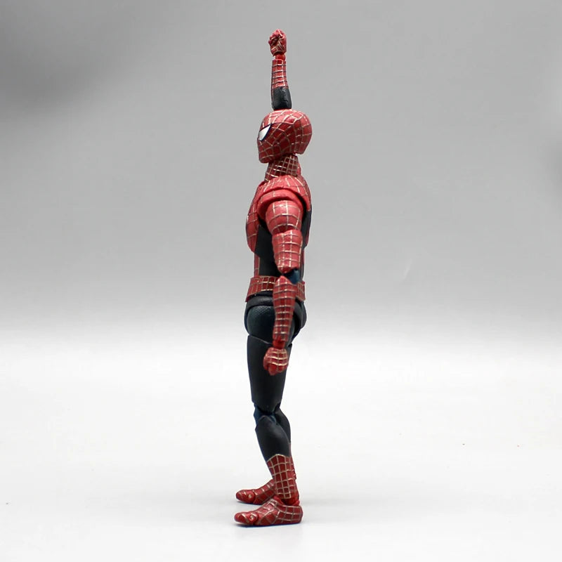 Figura de Acción de Spiderman de 14 cm de Hot Toys - Versión Peter Tobey Maguire Anime Shf, Modelo Articulado, Muñeco Coleccionable, Regalo