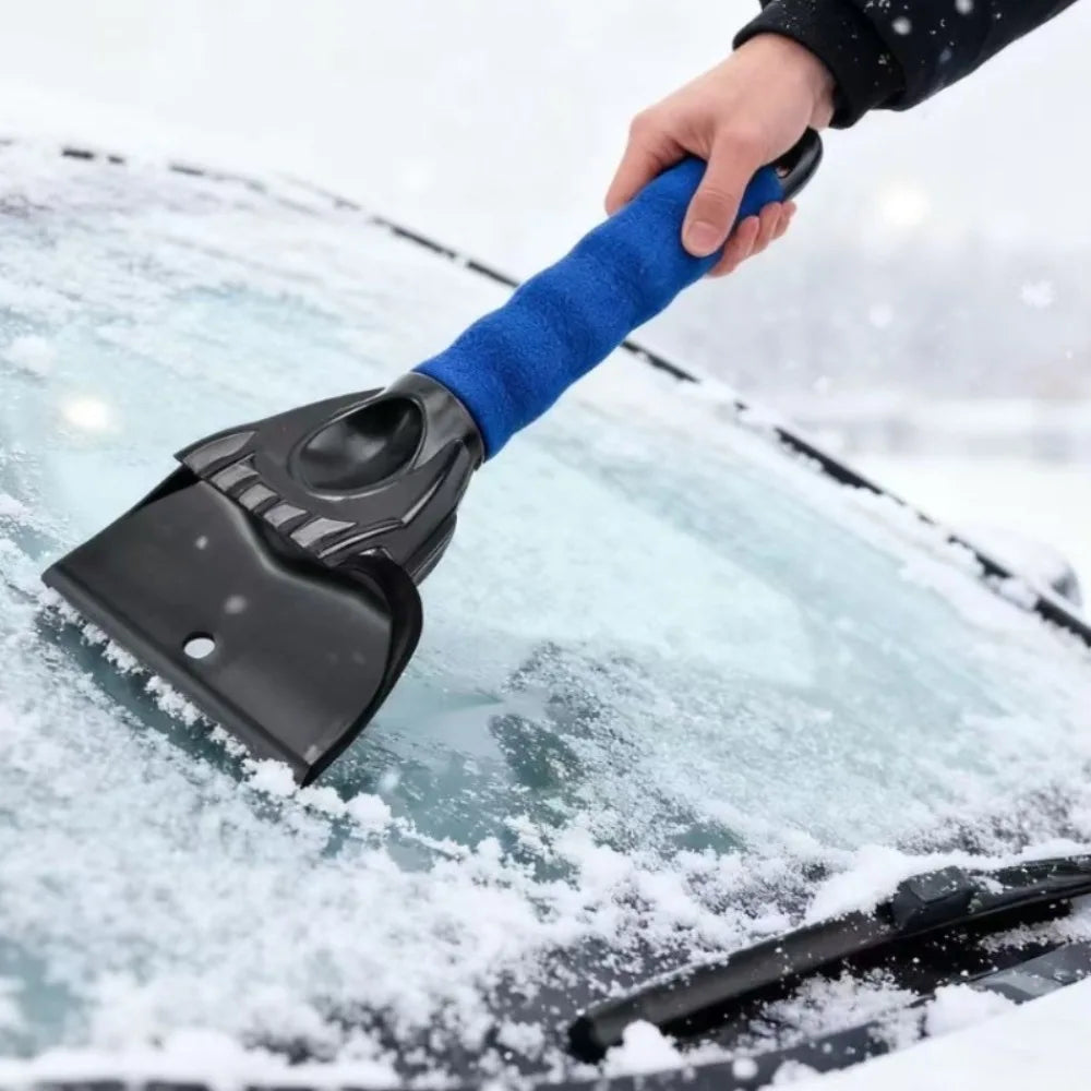 Pala de nieve para parabrisas de coche, herramienta raspadora para limpieza de ventanas y puertas de coches de invierno, accesorios de limpieza automática