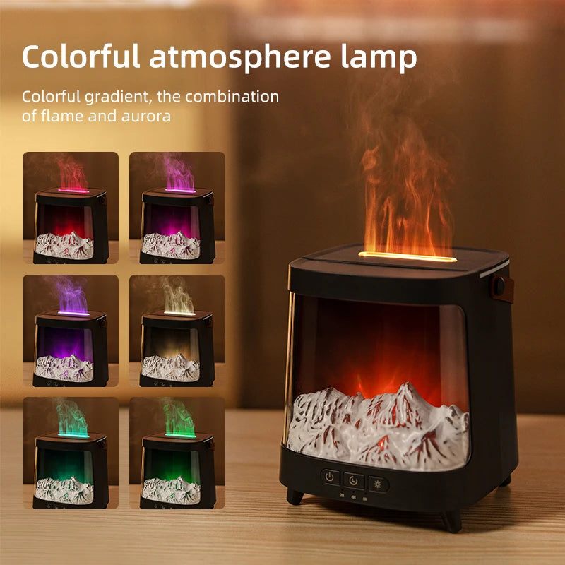 Difusor Aurora 200ml Humidificador Ultrasónico USB