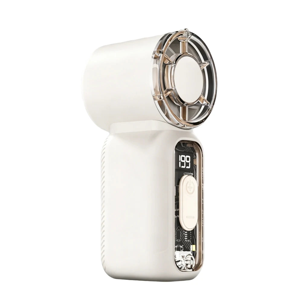 Mini Ventilador de Bolsillo USB con Pantalla LED
