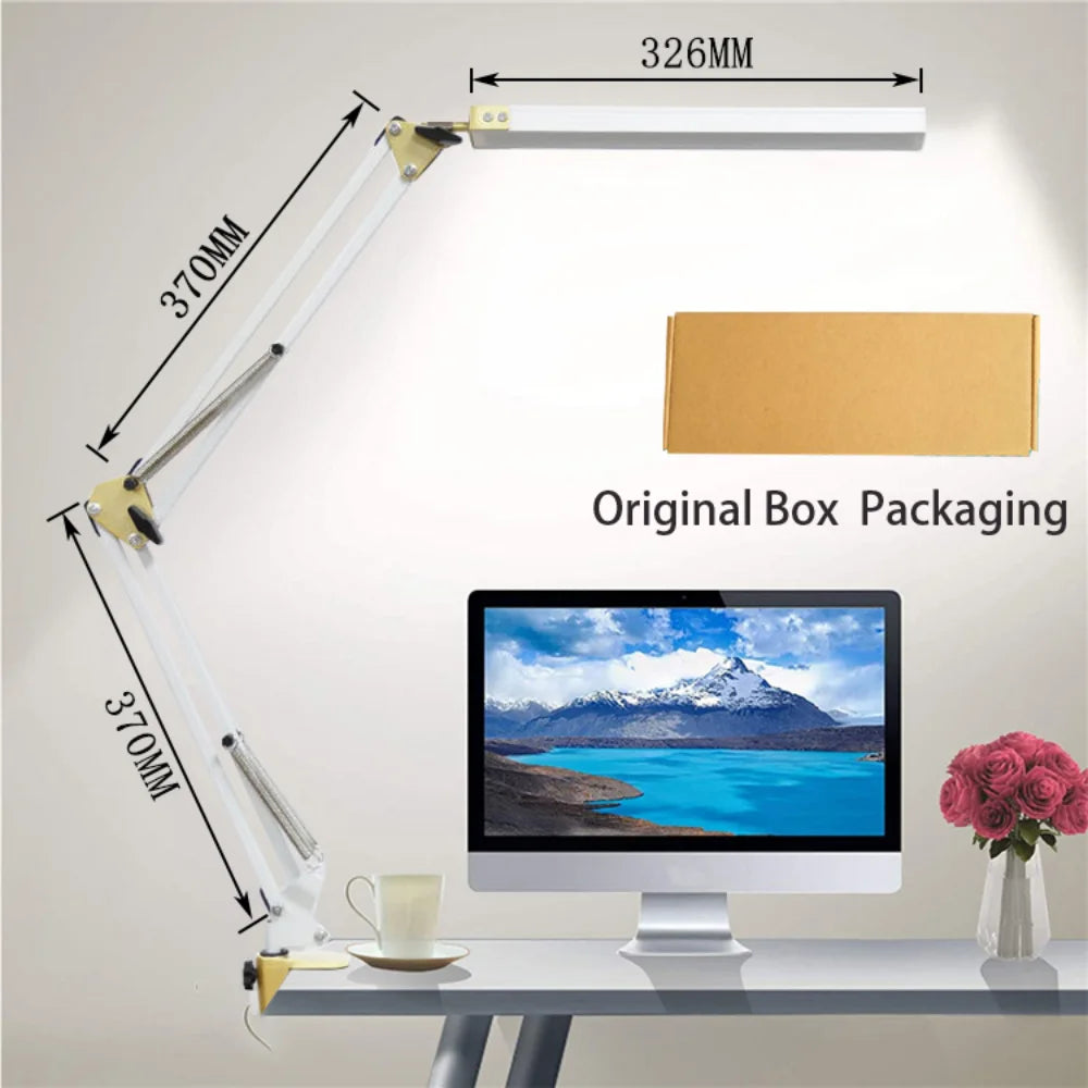 Lámpara de Escritorio LED con Brazo Oscilante 10W