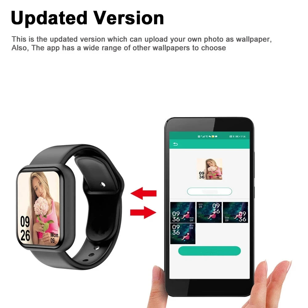 Pulsera Inteligente con Monitor de Fitness y Notificaciones