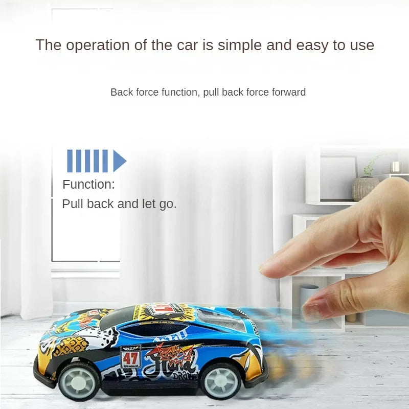 Set de Autos de Carrera Miniatura de Aleación para Niños