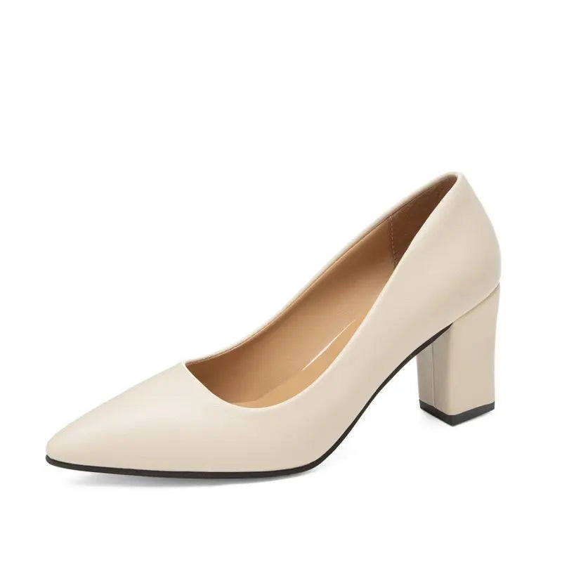 Zapatos de Tacón Fino Puntiagudo Charol para Mujer