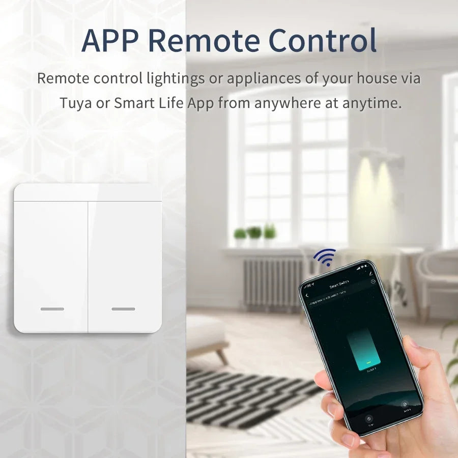Interruptor WiFi Inteligente Tuya para Iluminación LED
