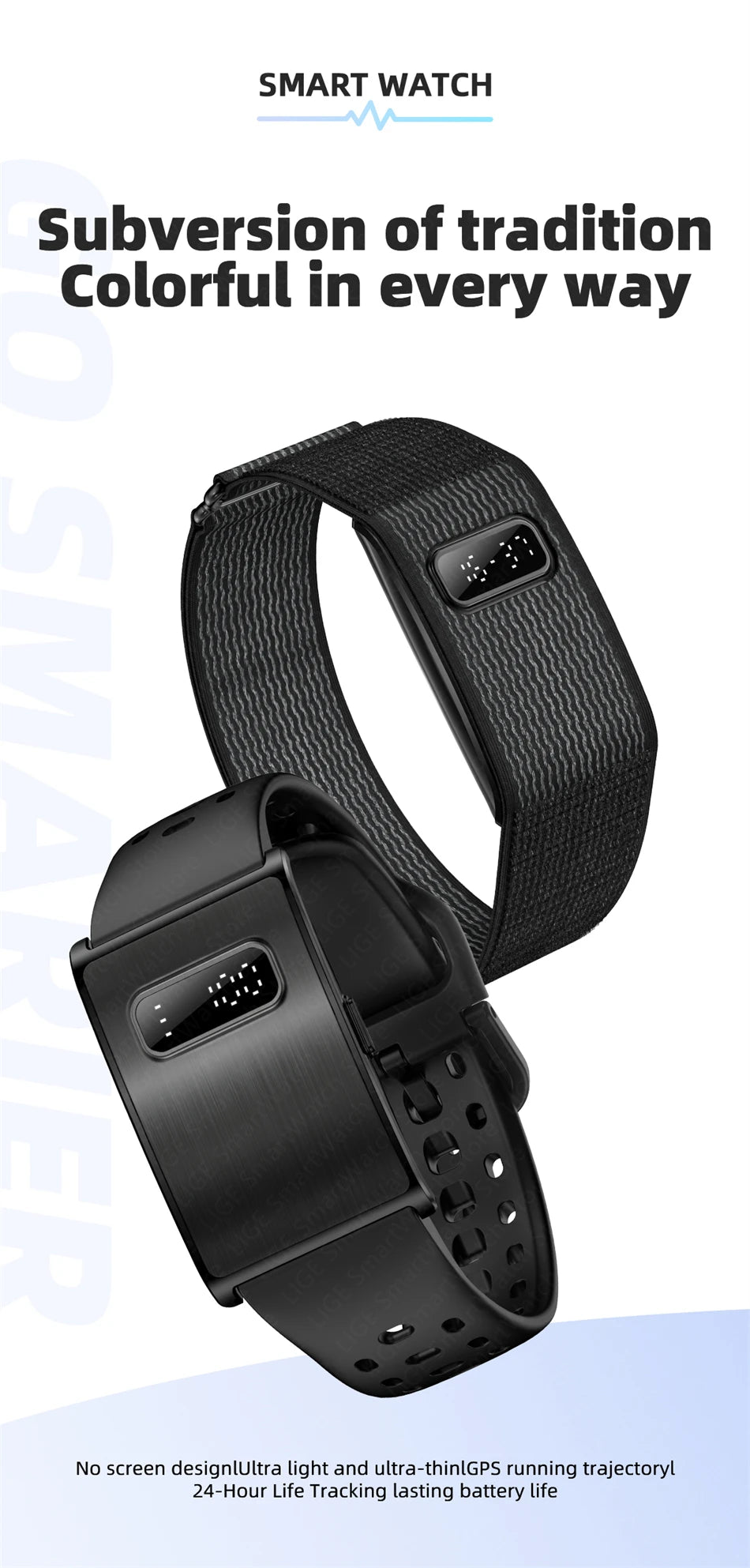 Pulsera Inteligente con GPS Monitor de Salud IA 2026
