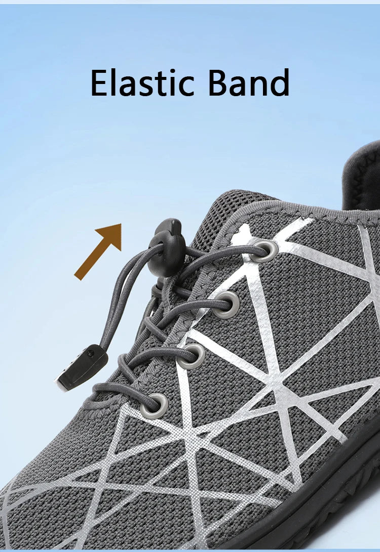 Zapatos informales transpirables para hombre, zapatos de agua ligeros antideslizantes Unisex, zapatos vulcanizados flexibles para mujer, zapatos de senderismo al aire libre 2025