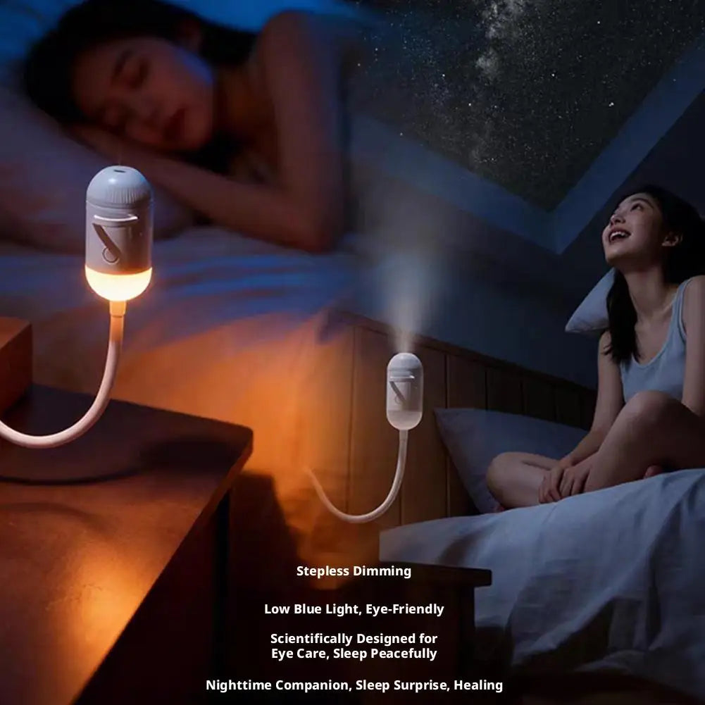 Mini Proyector de Estrellas 2 en 1, Lámpara Nocturna LED con Cielo Estrellado, Lámpara Ambiental para Dormitorio, Decoración y Luz de Ambiente LED